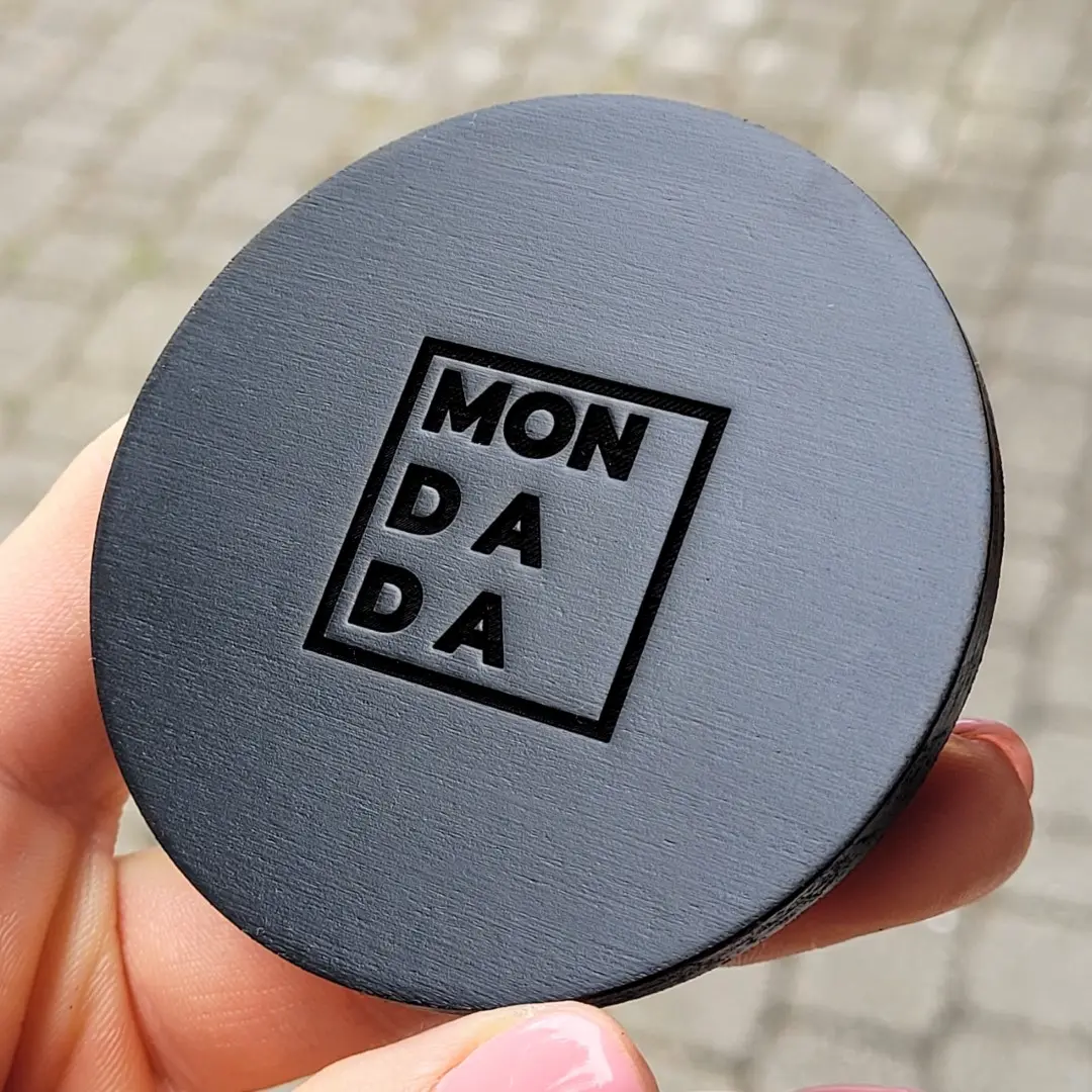 Czarne wieczko do świecy drewniane od producenta wieczek,Black wooden candle lid made by a lid manufacturer