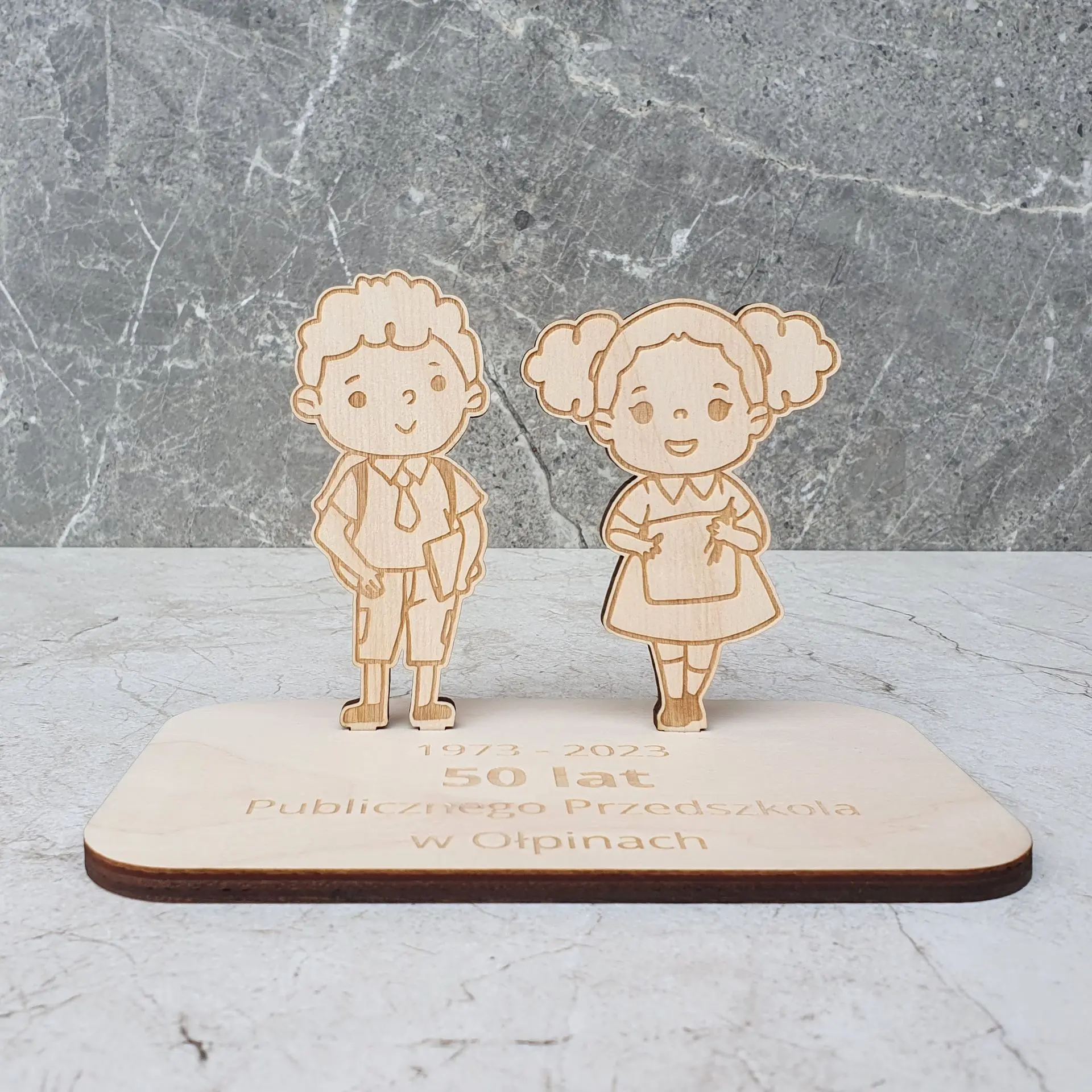 Grawerowany personalizowany prezent drewniany 3D,Engraved personalized 3D wooden gift 