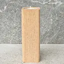 drewniany świecznik na tealight bukowy wooden candle holder beech 150 zaokrąglony (1).webp