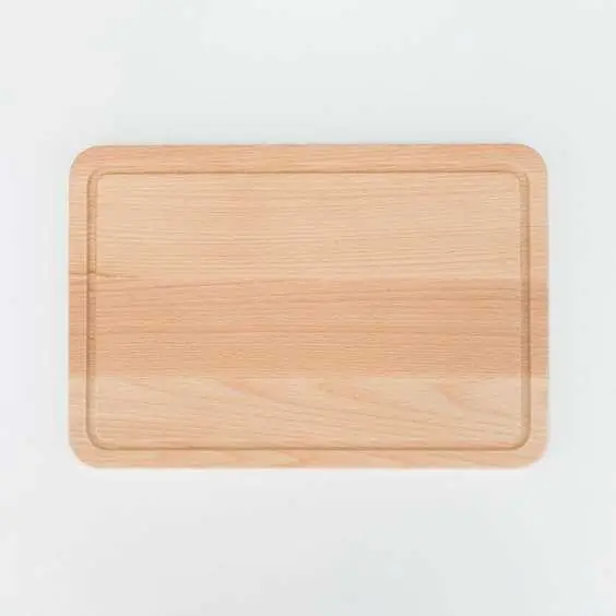 15-00-00009-O drewniana deska do krojenia bukowa z rowkiem wooden beech cutting board with groove.webp