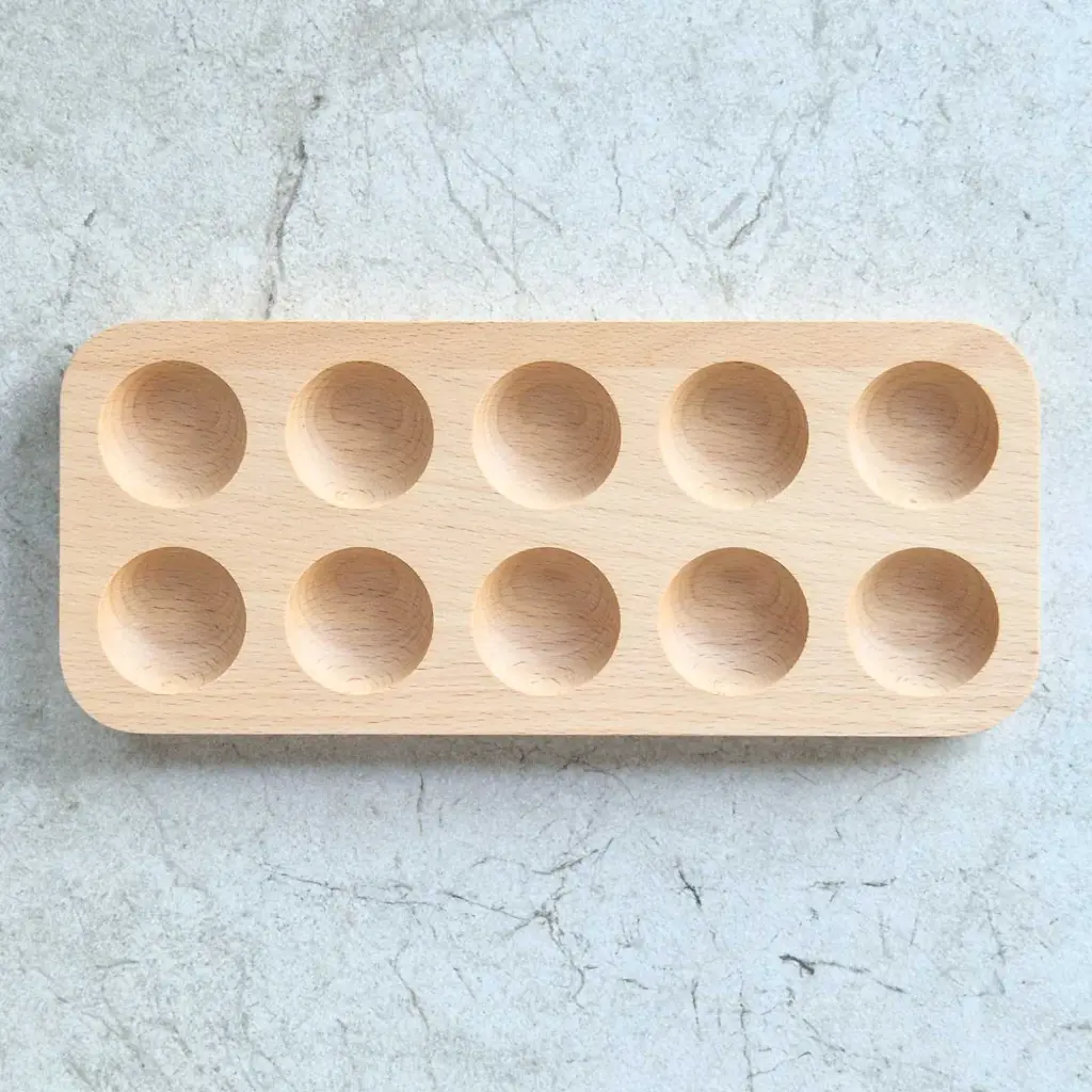 20-00-01034-H_5 drewnaina tacka na jajka bukowa wooden tray for 10 eggs beech.webp