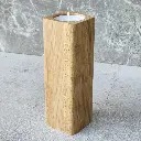 drewniany świecznik na tealight dębowy wooden candle hodler oak middle (7).webp