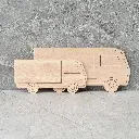 10-00-01200-S drewniana deska do krojenia ciężarówka bukowa wooden cutting board truck shaped beech.webp