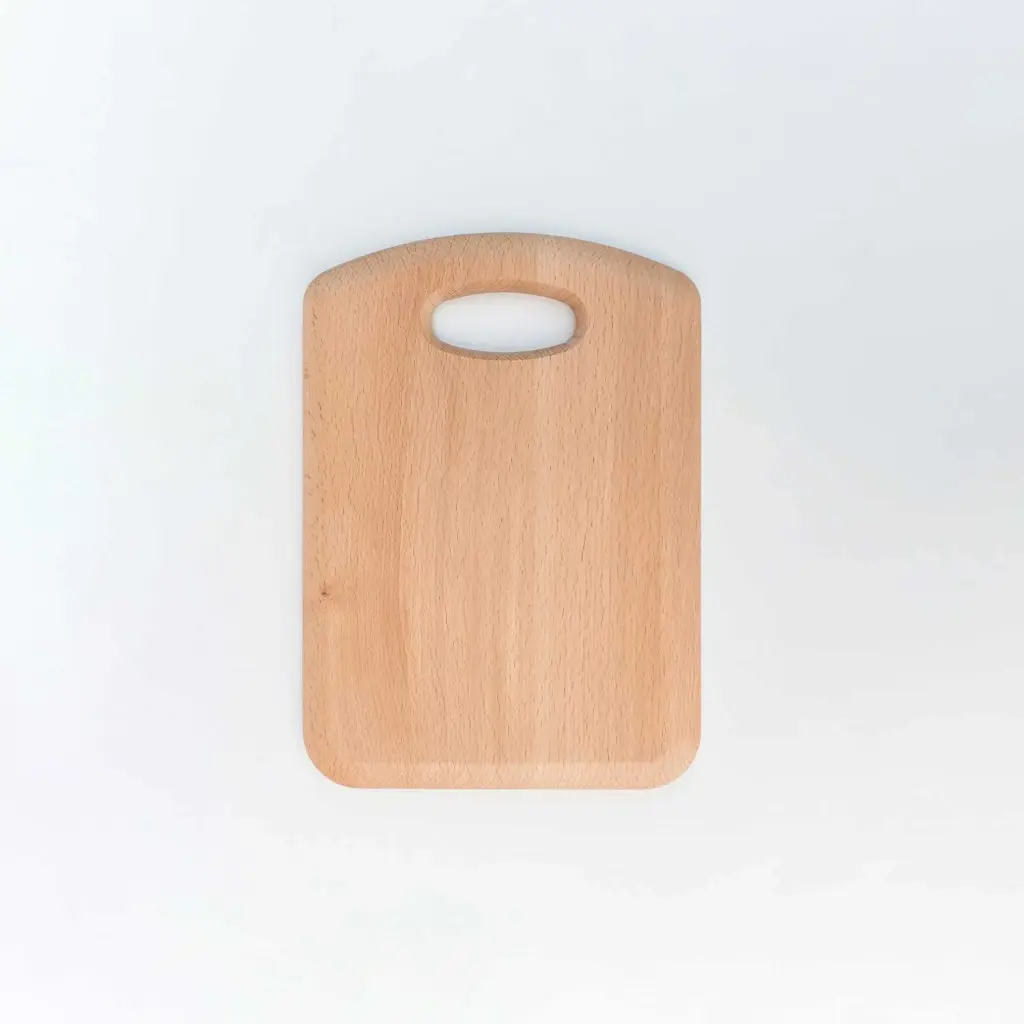 Deska do krojenia z uchwytem bukowa LEW 280x200x20mm olejowana