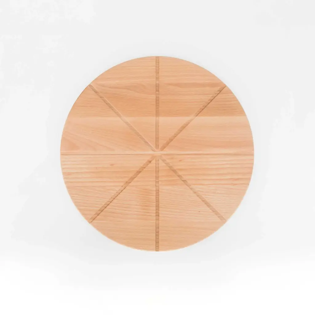 Beech round pizza board dia400x20mm