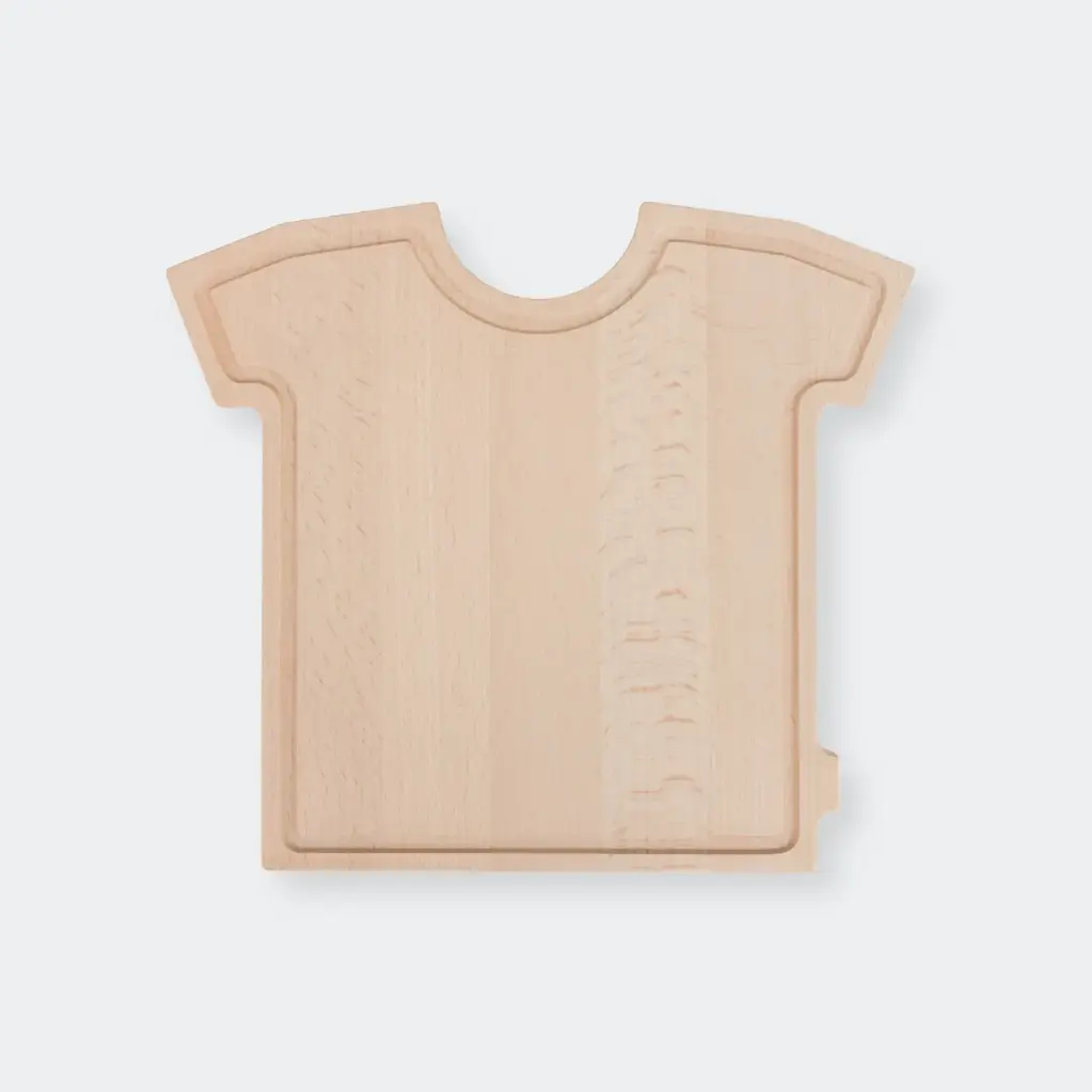 Beech cutting board T-shirt 250x280x15mm
