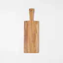 Oak cutting board with handle 395x130x20mm