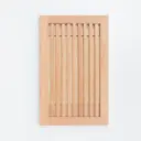 Deska z kratką bukowa z uchwytami 400x250x22mm