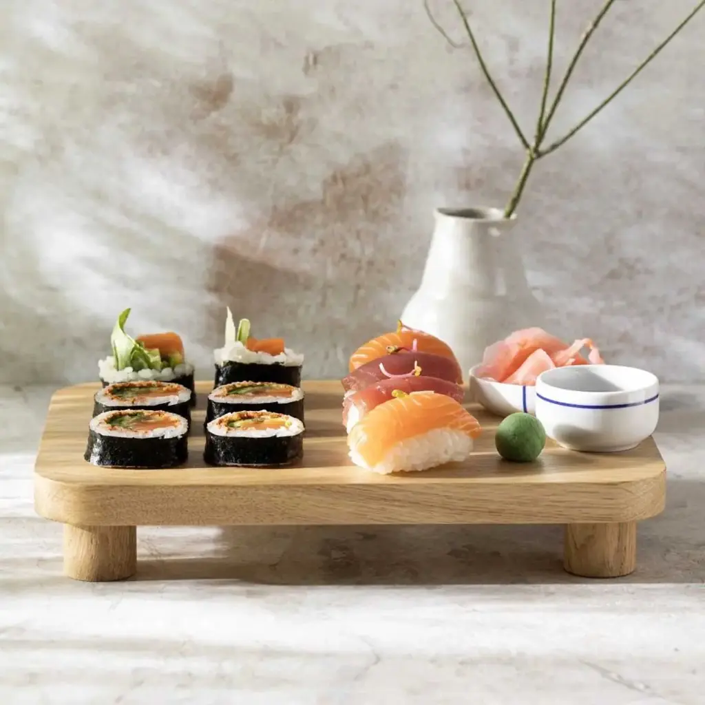 Oak serving tray TORI 290x200x50mm