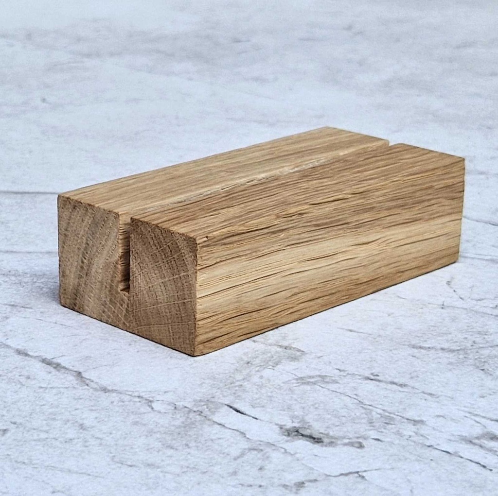 Oak Card/leaflet/ postcard stand 105x50x30mm