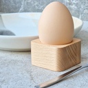 Beech egg holder square 50x50x30mm
