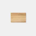 Oak cutting board with oblique side handles220x140x10mm hard wax