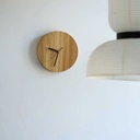 Zegar wiszący dębowy fi 240x20mm 