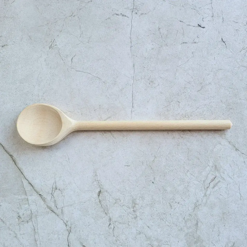 Łyżka z okrągłą rączką bukowa 300x45x10mm