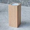 Beech tealight stand 120x50x50mm straight