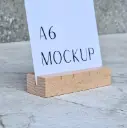 Stojak na kartkę, menu, wizytówkę 100x30x20mm