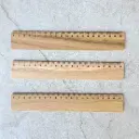 Oak ruler 20cm