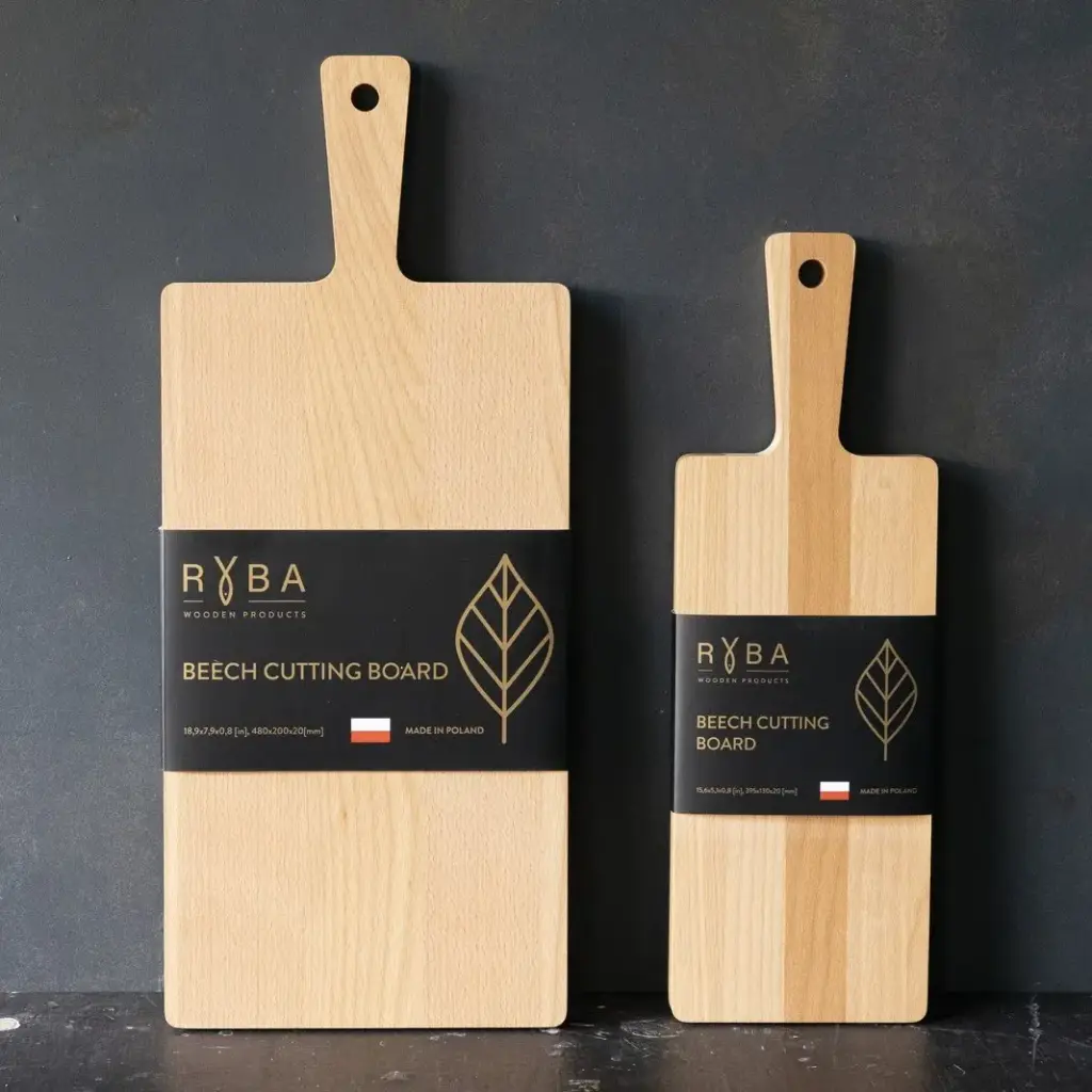 Set of 2 beech paddle boards