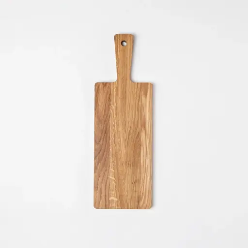 [DB20-00038-H-025154] Oak cutting board with handle 395x130x20mm