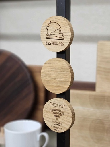 [DB10-00299-S-025199] Oak fridge magnet ia80x10mm