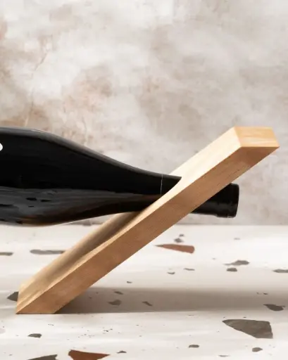 [BK20-00303-025204] Beech balance wine holder 250x80x20mm