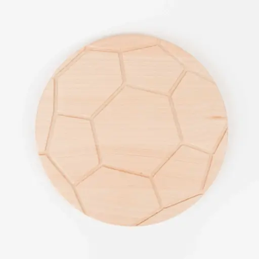 [BK15-00343-S-025214] Deska do krojenia bukowa Piłka fi260x15mm