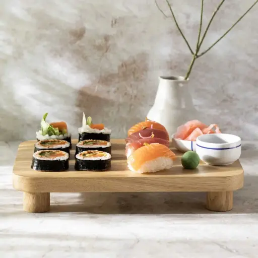 [DB20-00367-H-025222] Oak serving tray TORI 290x200x50mm