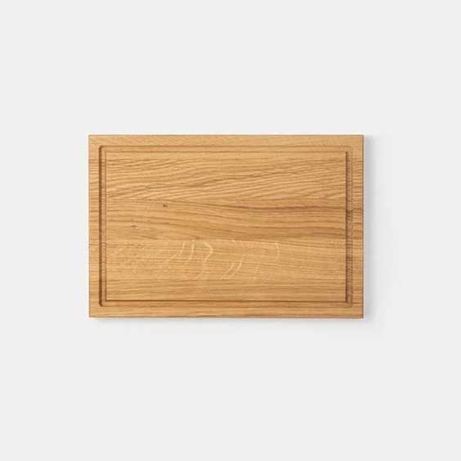 [DB20-00463-H-025254] Oak cutting board with groove INGE 300x200x20mm