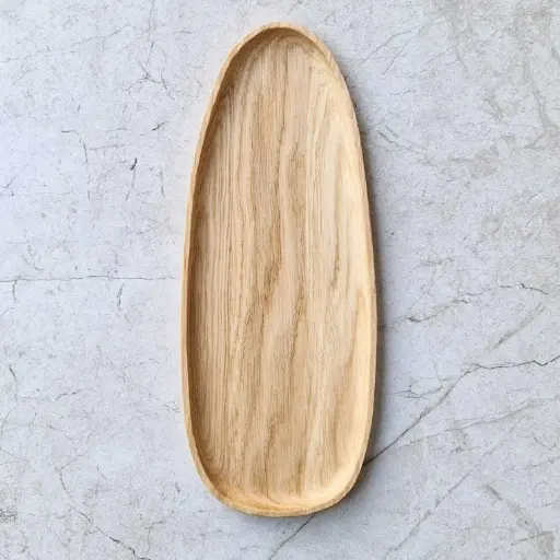 [DB15-00974-H-025375] Oak long tray STONE 350x140x15mm