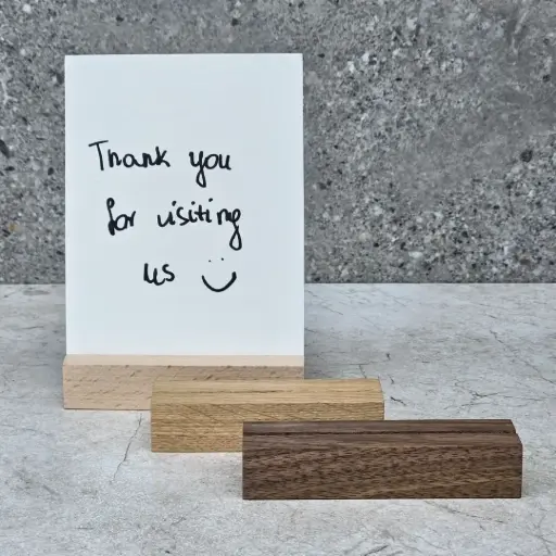 Post card stand, menu 100x30x20mm