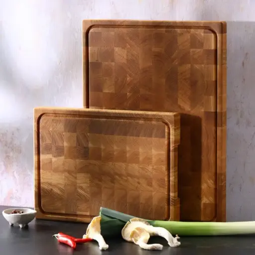 [DB40-P-041907] Oak end grain board 395x295x40mm 